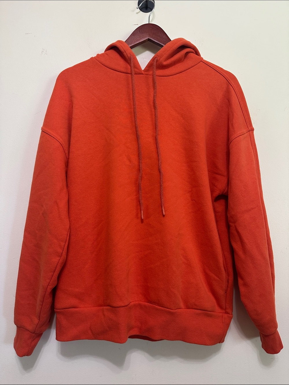 Universal Thread Men's Orange Pullover Hoodie with Drawstring